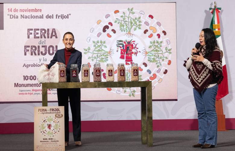 Presenta el Gobierno de Sheinbaum Frijoles Bienestar e invita a la Feria del Frijol y la BiodiversidadBienestar 