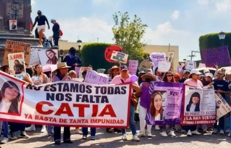 Exigen justicia en Acambay por muerte de Patricia y desaparición de Catia