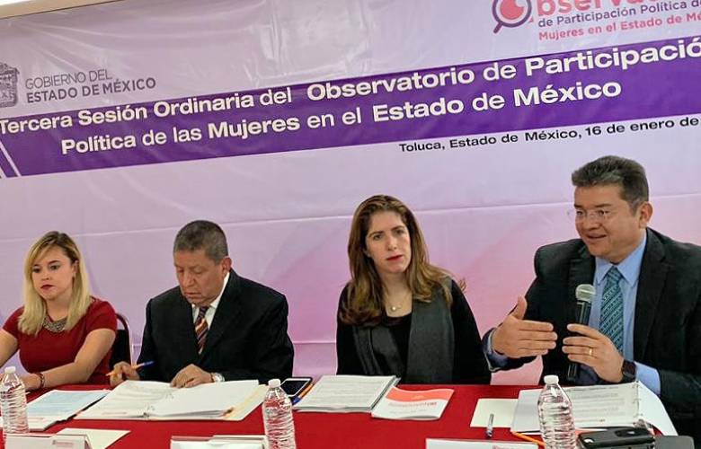 Promueve ieem acciones coordinadas en observatorio de participación política de las mujeres