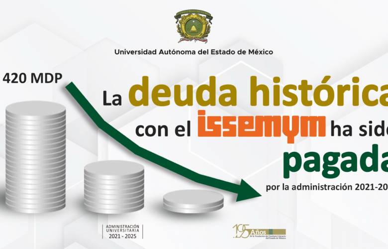 Paga UAEMéx deuda histórica con ISSEMyM