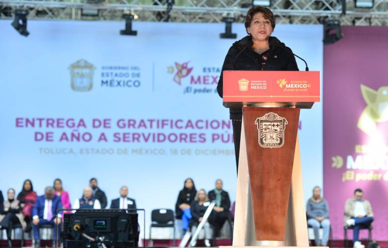 Reconoce Gobernadora Delfina Gómez a servidores públicos por su esfuerzo y cumplimiento de su labor