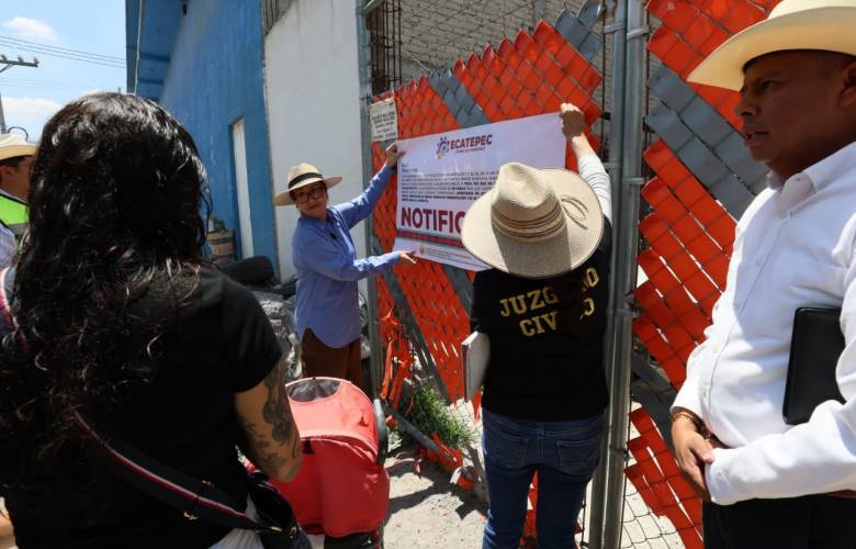 Inicia Ecatepec notificaciones por invasión de la vía pública