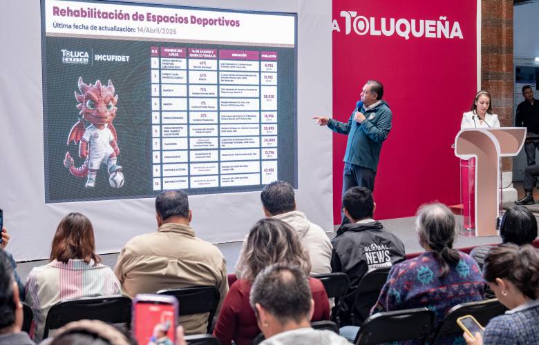 Transforma Toluca sus espacios deportivos rumbo al Mundial de Futbol 2026