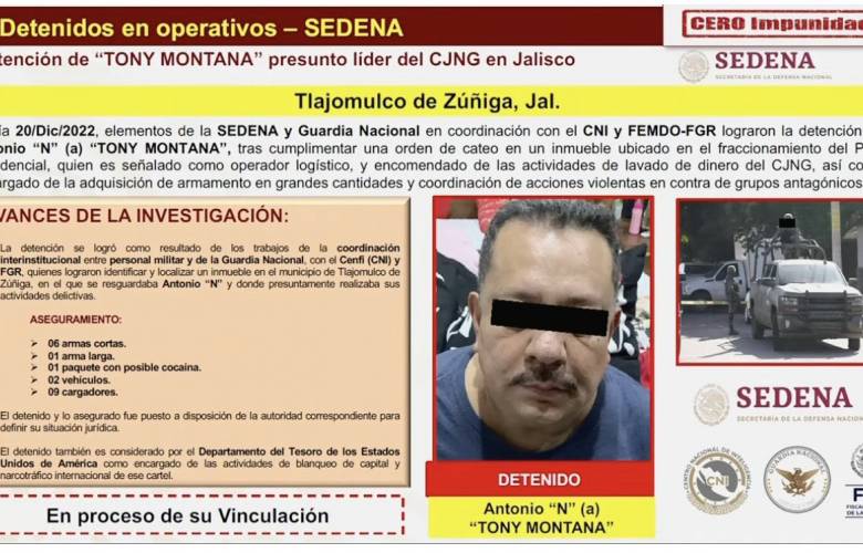 Ingresan al hermano del Mencho, al Penal del Antiplano en Almoloya de Juárez