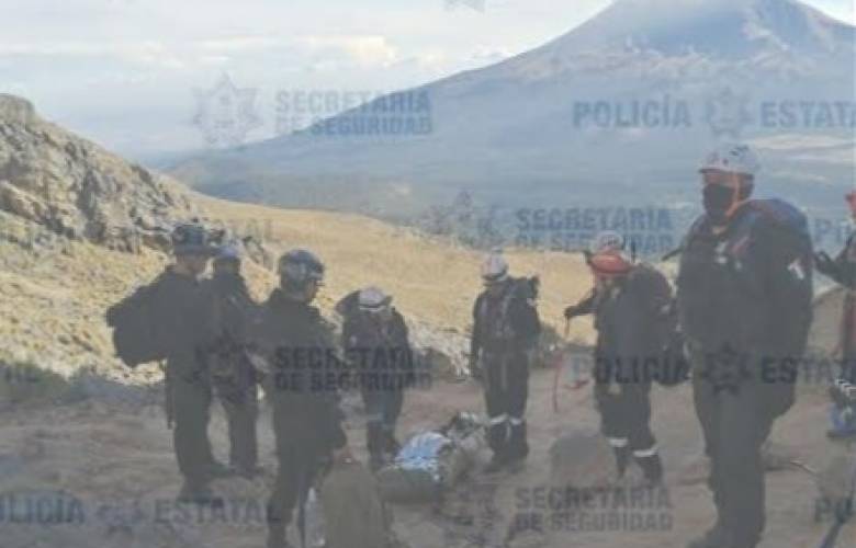 Murió excursionista en el Iztaccíhuatl, policía estatal rescató el cuerpo