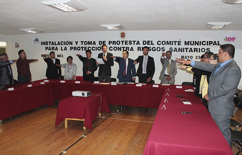 Instalan en metepec comité municipal  contra riesgos sanitarios
