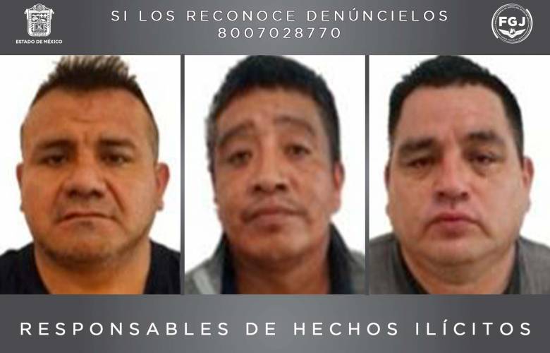 Por secuestro exprés registrado en Cuautitlán Izcalli 3 individuos fueron sentenciados a 0 años de prisión 