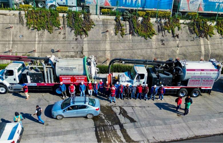 Refuerza EdoMéx desazolve nocturno en Periférico Norte para prevenir inundaciones