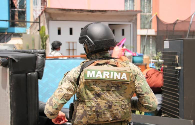 Policía de Ecatepec y Marina recuperan orden y paz en Los Héroes 1ª sección