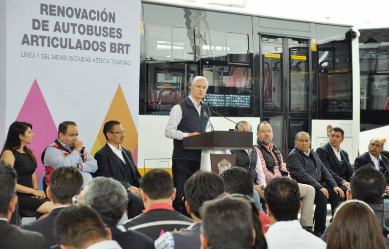 Invierten más de 300 millones de pesos para renovar  40 unidades del mexibús