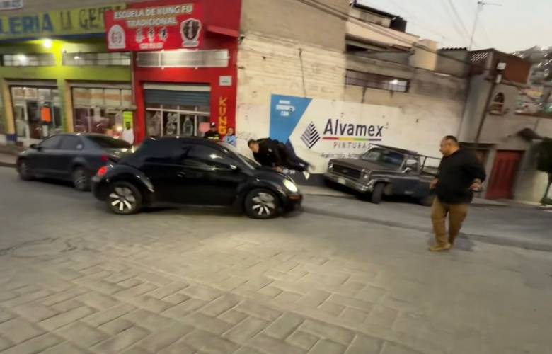 Lesionan a policía durante operativo vial en Ecatepec