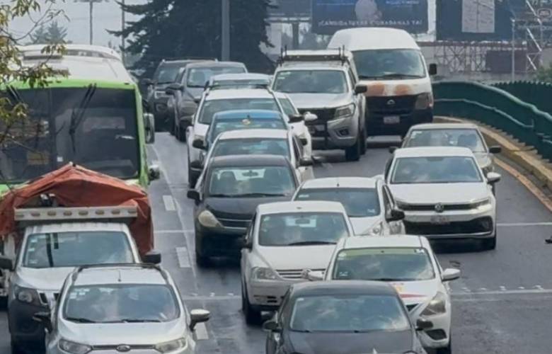 Cuesta 5 mil 700 mdp al año el tráfico en el Valle de Toluca; usuarios pierden hasta 182 horas