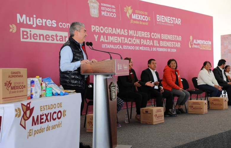 Gobernadora Delfina Gómez lleva Tarjeta Mujeres con Bienestar al oriente del Estado de México