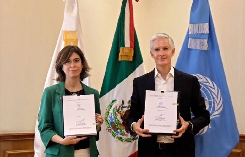 Firman en Toluca, memorándum de entendimiento gobierno del Edoméx y ONU mujeres
