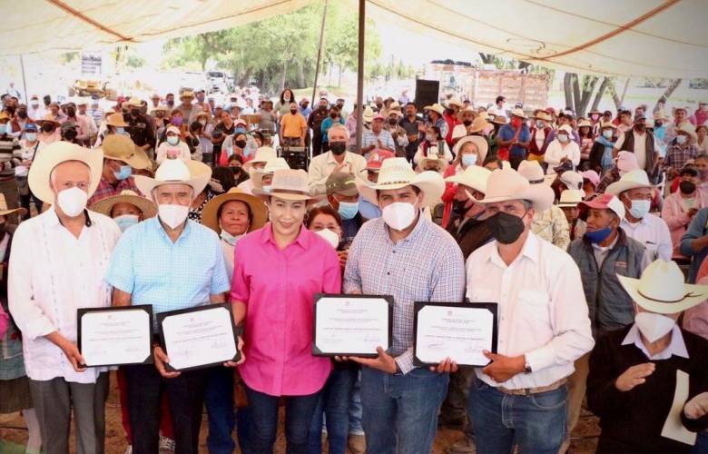 Secretaría del Campo establece convenio con tres municipios para infraestructura rural