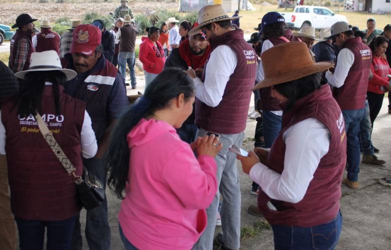 Inicia Gobierno del Estado de México censo de productores agrícolas en Texcaltitlán