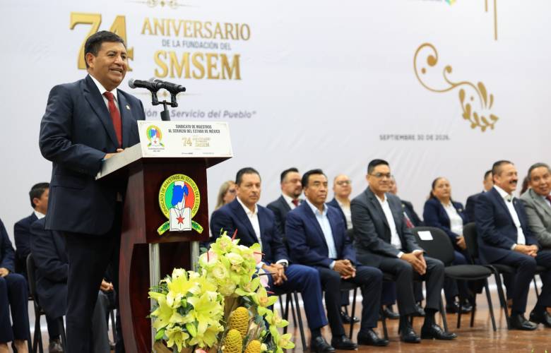 Conmemora SMSEM 74 años de representación del magisterio mexiquense
