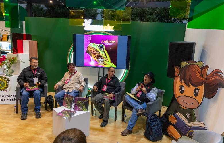 Presentan en la FILEM 2026 libro sobre la riqueza y conservación de los anfibios del EdoMéx