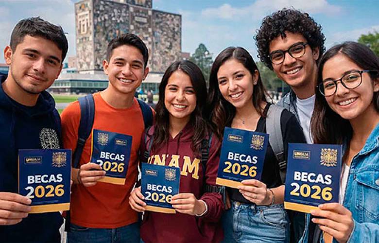 Abre UNAM registro para más de 90 mil becas dirigidas a estudiantes de bachillerato y universidad