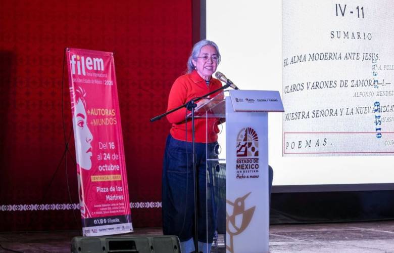 Reivindica Cristina Rivera Garza las facetas desconocidas de Concha Urquiza en la FILEM 2026