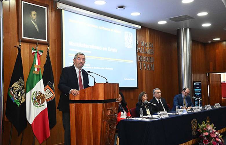 Plantean en la UNAM renovar el multilateralismo ante la crisis del orden internacional