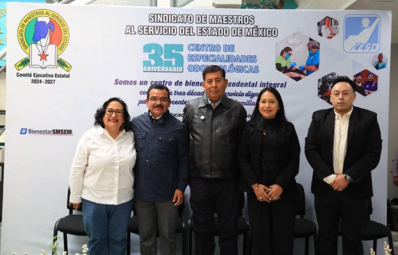 CEsO cumple 35 años brindando atención odontológica a maestras, maestros y sus familias
