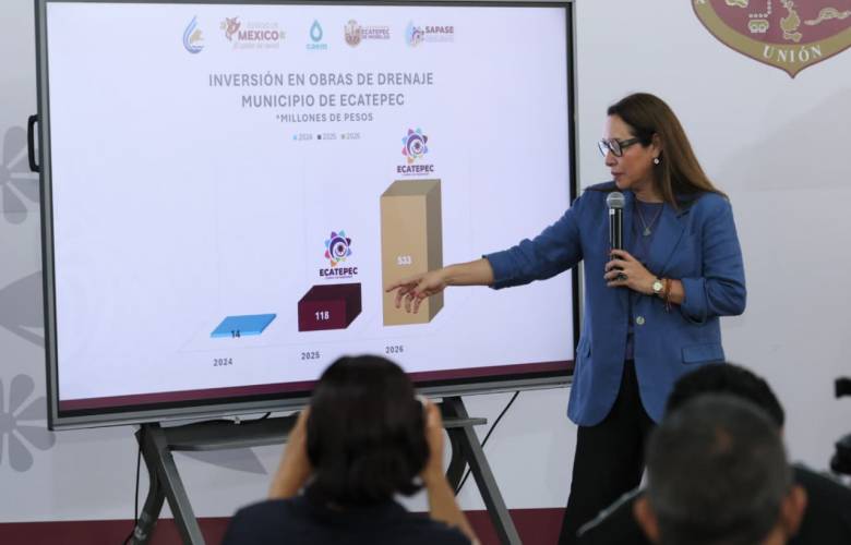 Anuncia Ecatepec inversión histórica de 533 mdp para prevenir inundaciones