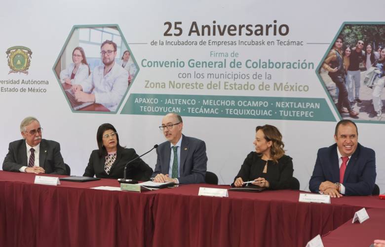 Signa UAEMéx convenios con ocho municipios del Estado de México