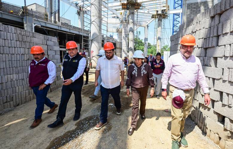 Supervisa Gobernadora Delfina Gómez avance de la Línea III del Mexicable en Naucalpan