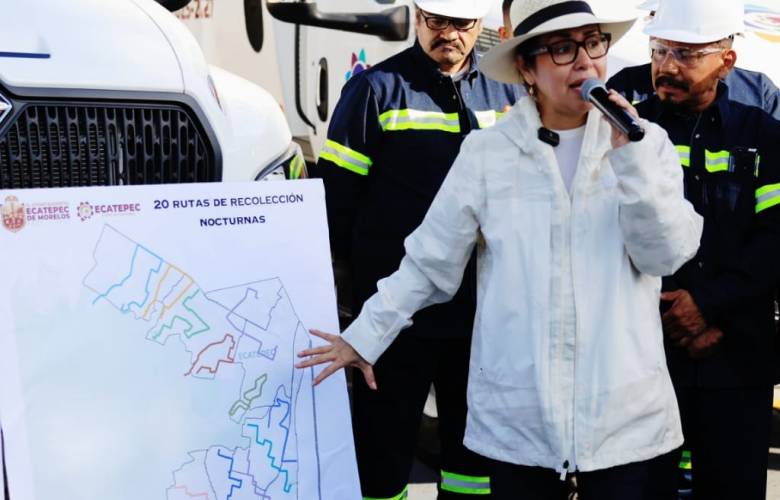 Azucena Cisneros inaugura el Programa de Recolección Nocturna de Basura