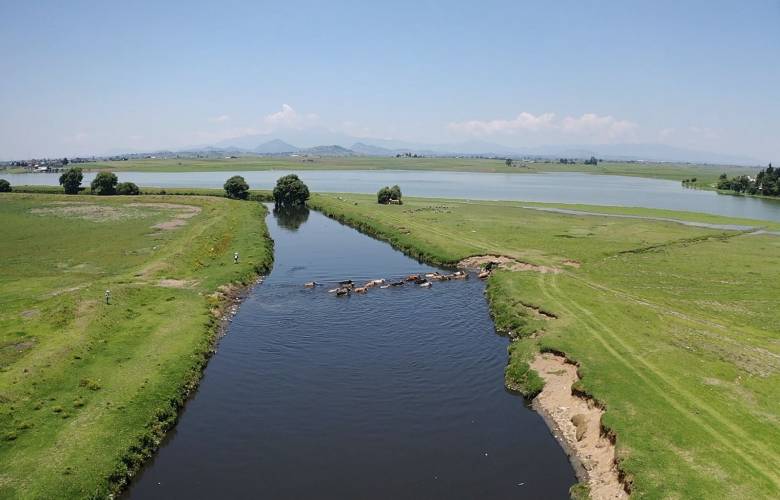 Refuerzan en Temoaya acciones preventivas y saneamiento del río Lerma ante temporada de lluvias