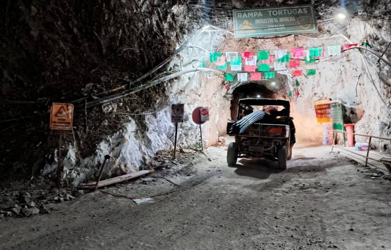 Refuerzan seguridad estructural en mina Santa Fe para avanzar en rescate de tres trabajadores