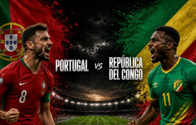 Deja Portugal escapar la victoria y empata con Congo en su debut mundialista