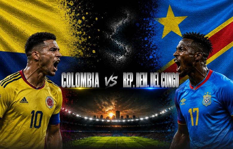 Derrota Colombia a RD Congo y asegura valioso triunfo en el Mundial 2026
