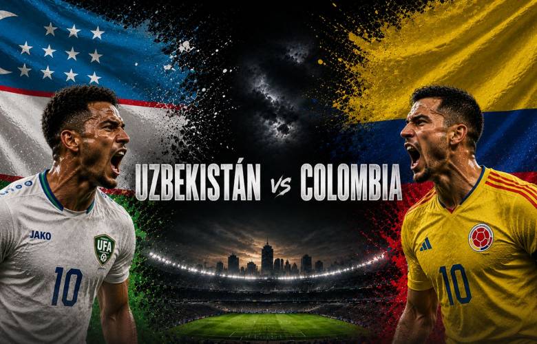 Colombia remonta y golea a Uzbekistán en un debut mundialista lleno de intensidad