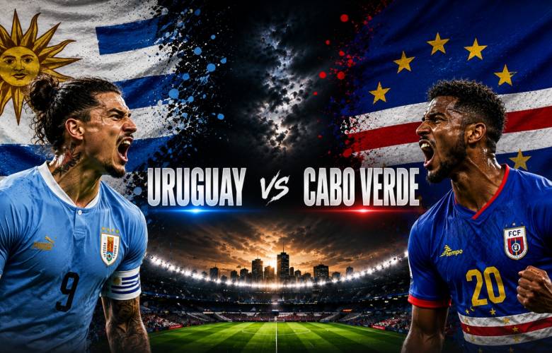 Rescata Cabo Verde empate histórico ante Uruguay y complica a la Celeste