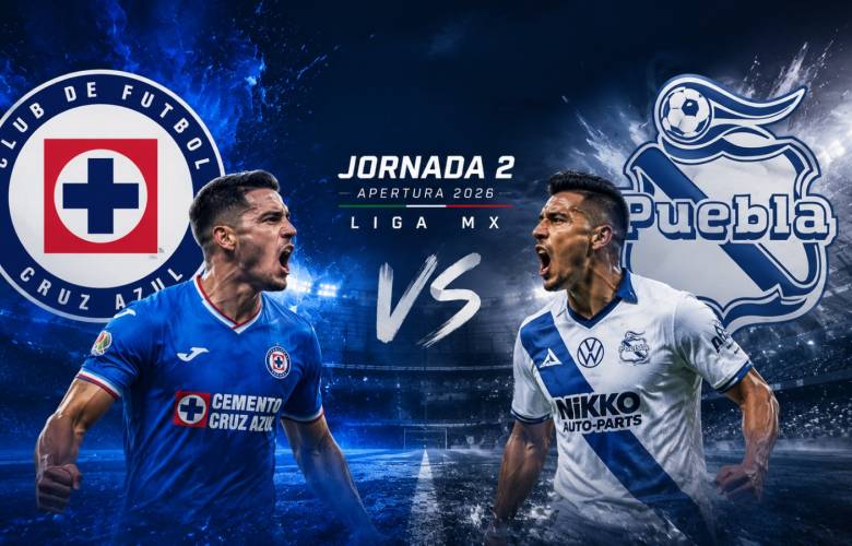 Remonta Cruz Azul y vence al Puebla en la Jornada 2 del Apertura 2026