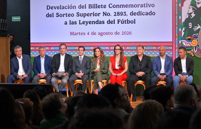 Inmortaliza Lotería Nacional a leyendas del futbol mexicano en billetes conmemorativos