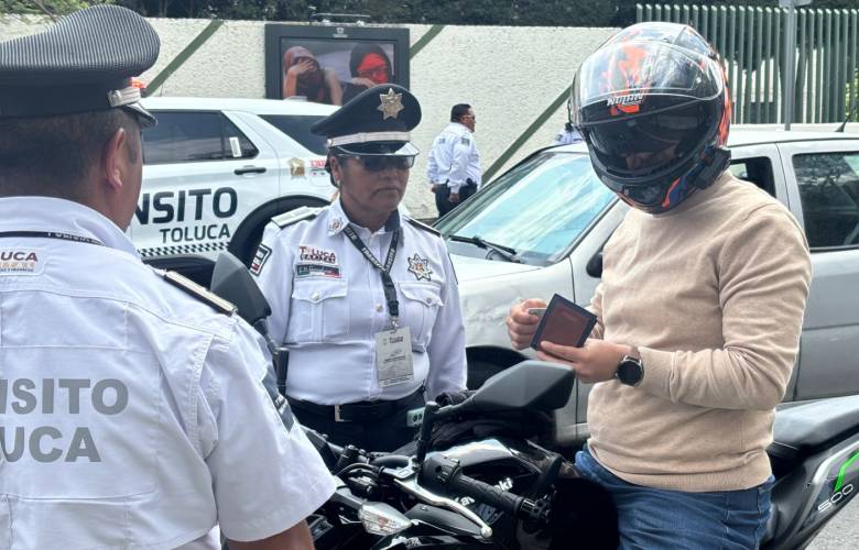 Detecta Policía de Toluca casos de narcomenudeo mediante operativo “Moto Segura”