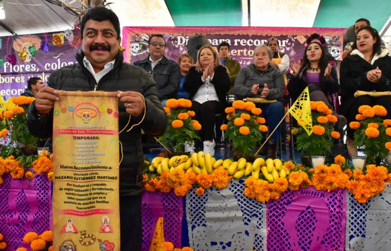En Texcoco inicia venta de productos de Día de Muertos