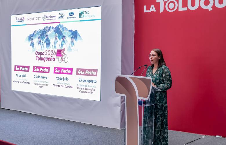 Consolida Toluca liderazgo ciclista con agenda deportiva de talla internacional