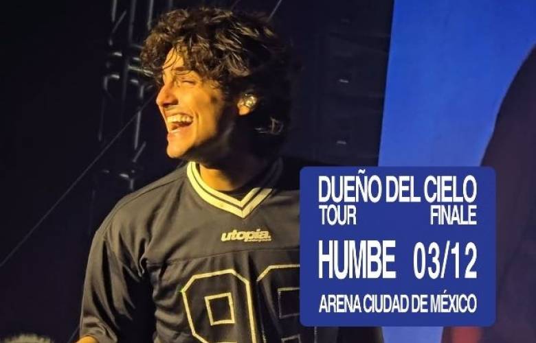Cierra Humbe la gira Dueño del Cielo con concierto en la Arena Ciudad de México