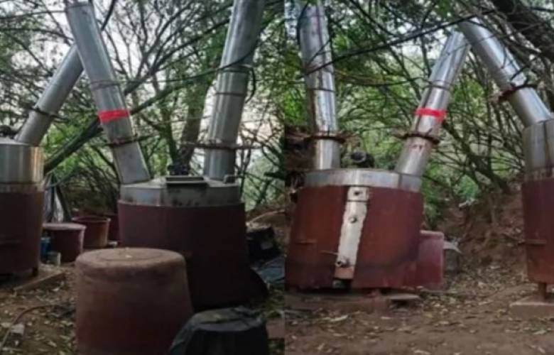 Mantienen diligencias en narcolabotorio desmantelado en Ixtlahuaca