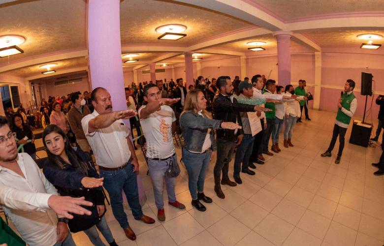 Suma en PVEM Edomex a liderazgos de Calimaya