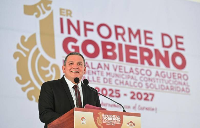 Gobernadora Delfina Gómez acude al Primer Informe en Valle de Chalco y destaca 121 acciones para transformar la zona oriente del EdoMéx