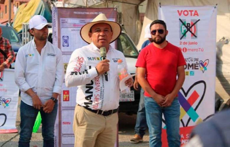 Promete Manuel Vilchis duplicar obras en su elección consecutiva en Zinacantepec