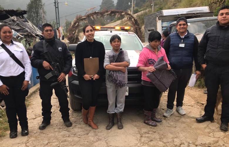 Reparten cobijas a personas en situación vulnerable en naucalpanÂ 