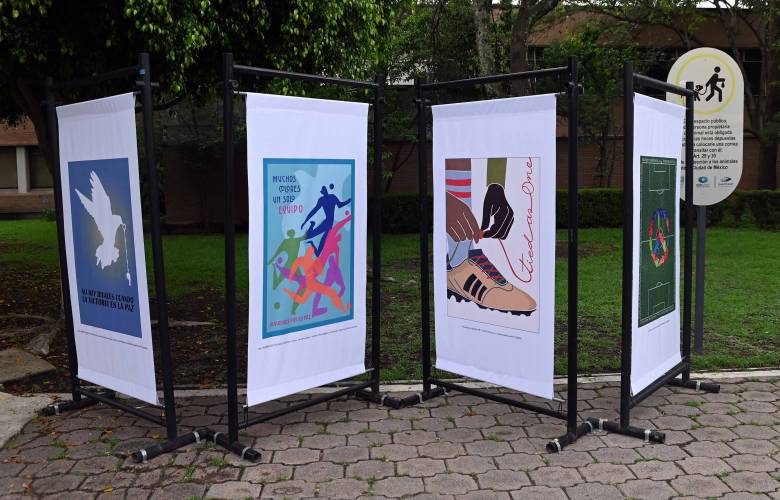 La UNAM inaugura exposición artística por el Mundial 2026