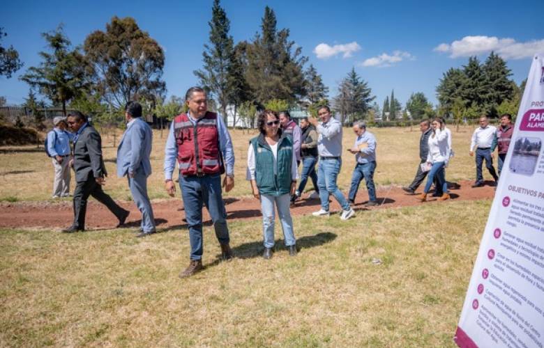 Unen esfuerzos Toluca, EdoMéx y federación para impulsar Proyecto Hídrico en el Parque Alameda 2000