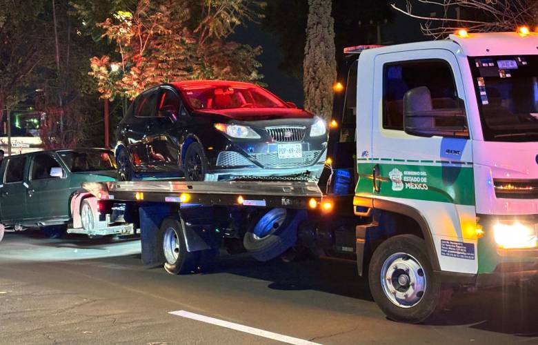 Operativo alcoholímetro remite 53 personas a juez cívico en Toluca